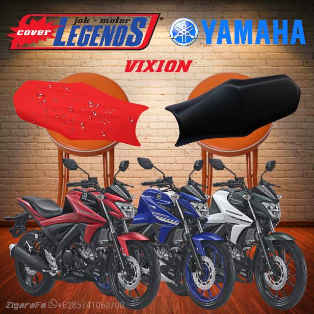 Cover Jok VIXION Waterproof / Sarung Mantel Jok Motor Standar / Variasi