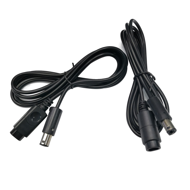 Btsg 2pcs 1.8m Panjang Kabel Ekstensi Controller Lapis Nikel Untuk GameCube Controller Extend Cord Wire Untuk NGC