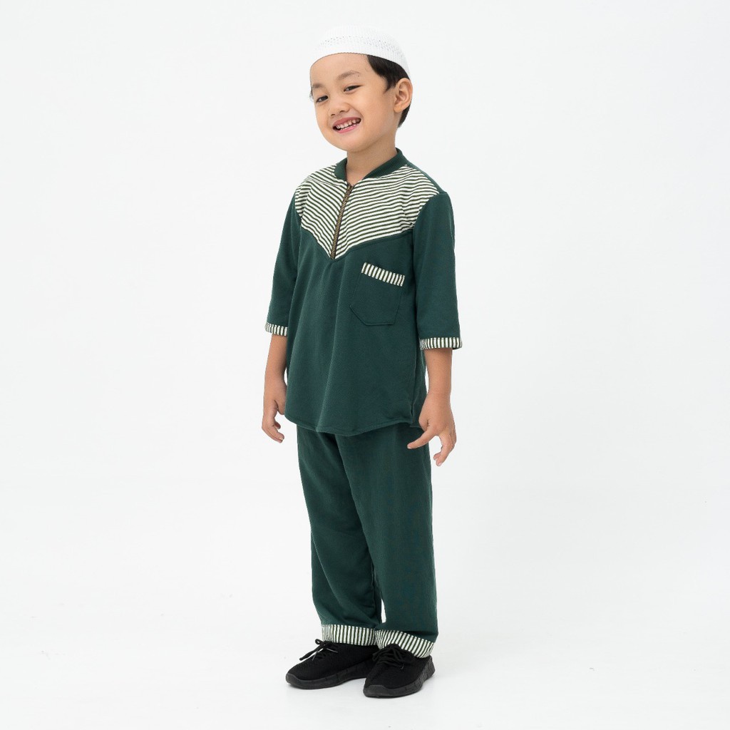 Ajmal Set Setelan Baju Muslim Koko Kurta Turki  Ajmal