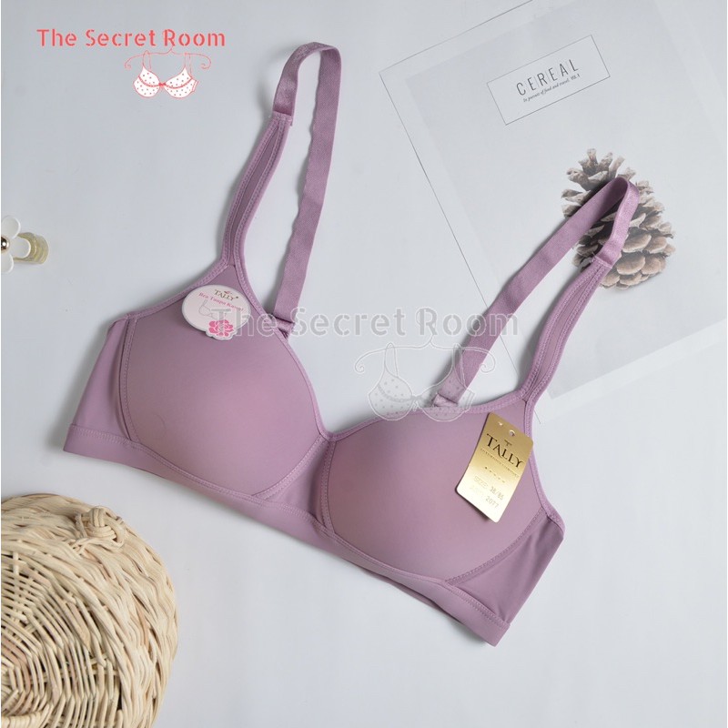 TALLY BRA BH 2077 I CUP B BESAR | SIZE 34-40 I TANPA KAWAT I BUSA TIPIS