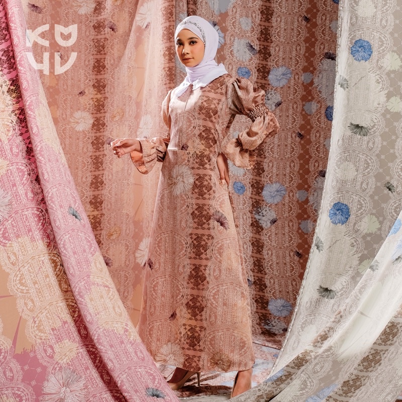 Koyu Hijab Gamis Katrina Maxy Dress lux