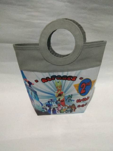 Tas ultah pakai Foto & nama/Goodie bag pakai Foto & nama-1