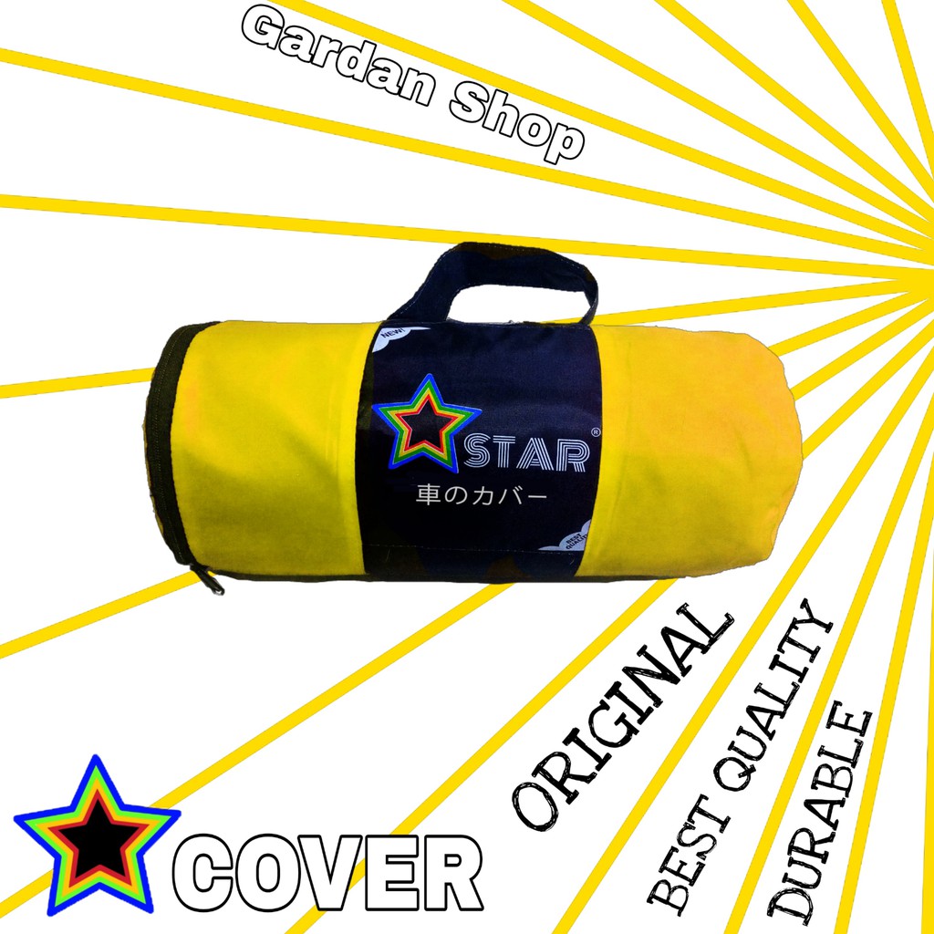 Sarung Mobil STARLET KOTAK Body Cover Penutup Body Starlet PREMIUM Kuning