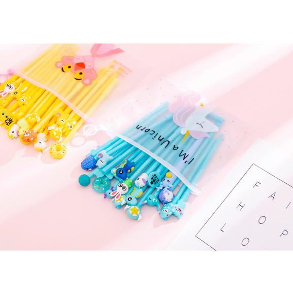 

PULPEN SET ISI 20 PCS DENGAN ZIPPER BAG / POUCH - BIRU