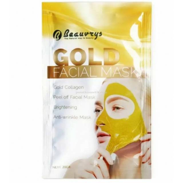 Masker emas wajah BEAUVRYS