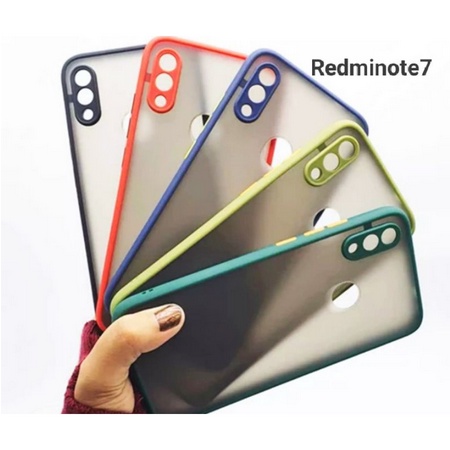 Casing Xiaomi Redmi Note 7 Note 7 Pro Dove Matte Transparan Slim Fuze Macaron My Choice Case