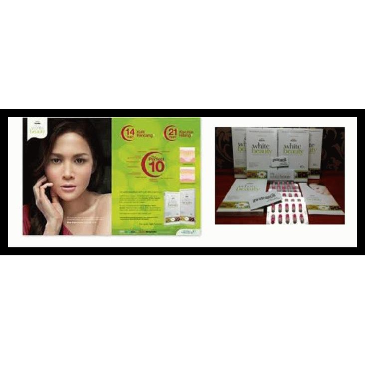 TURUN HARGA !!! 14 HARI KULIT CERAH, PUTIH, KENCANG- NUTRAFOR WHITE BEAUTY 60 KAPSUL