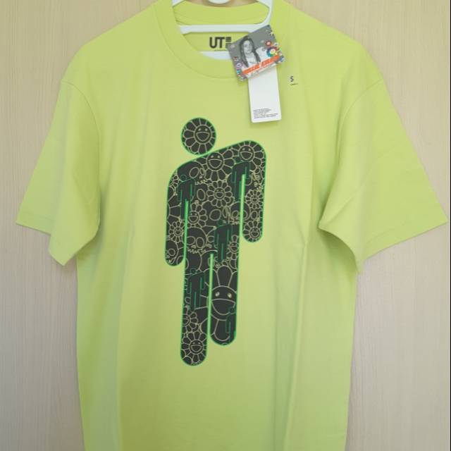 Kaos original UNIQLO x BILLIE EILISH x TAKASHI MURAKAMI size XL