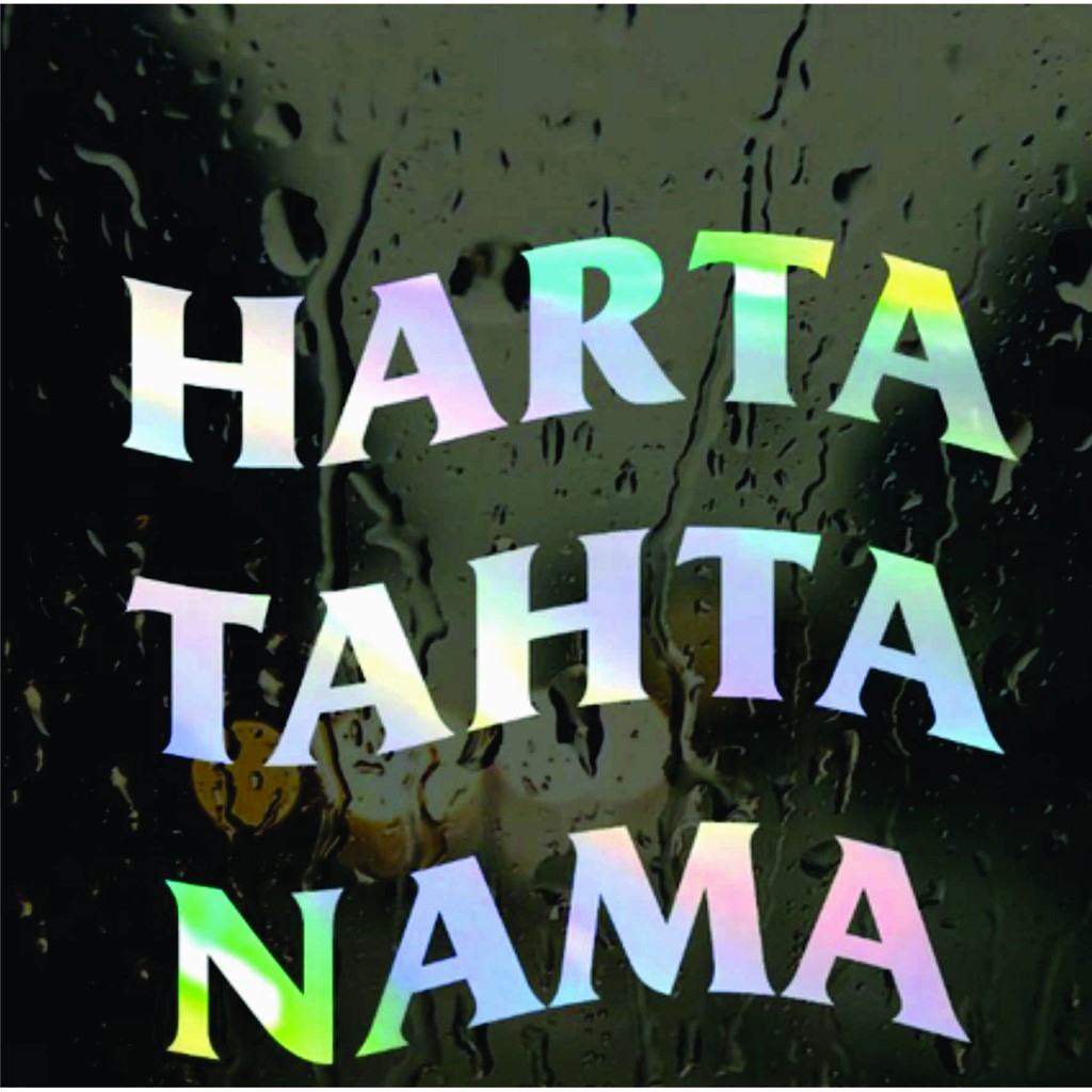 

COD sticker harta tahta / nama anda / terlaris