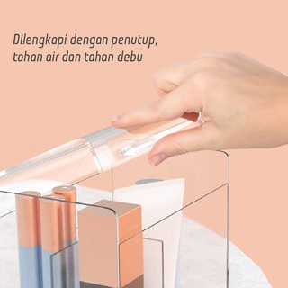 Miniso Rak Kosmetik Box Penyimpanan Serbaguna Organizer Flip Multi