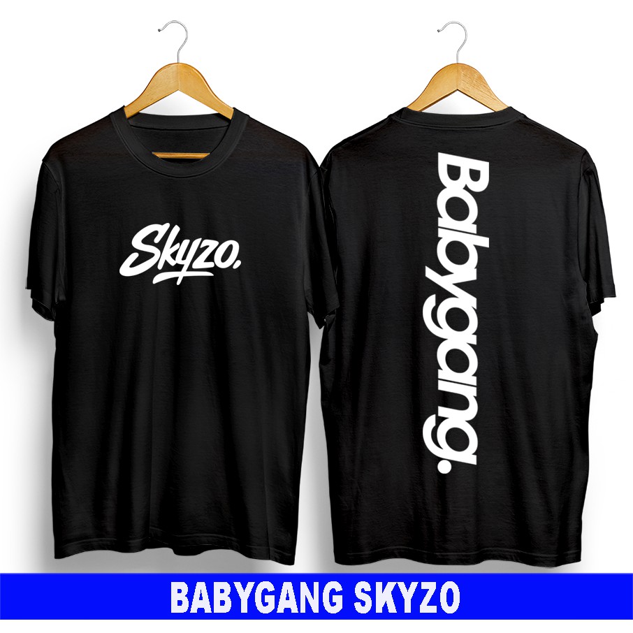 Promo Kaos Distro/Kaos Pria/Kaos Terkini/Kaos Jepang/Kaos BabyGang Skyzo x-plus