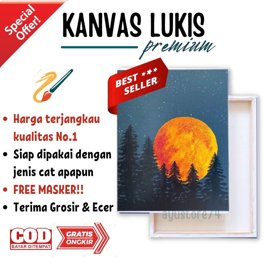 

Kanvas lukisan / kanvas lukis terbuat dari / kanvas lukis 30x40 / kanvas lukis A3