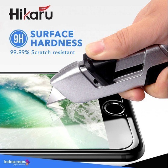 INFINIX  HOT 8 HOT 9 NOTE 7 LITE Hikaru Premium Tempered Glass Anti Gores Kaca Bening