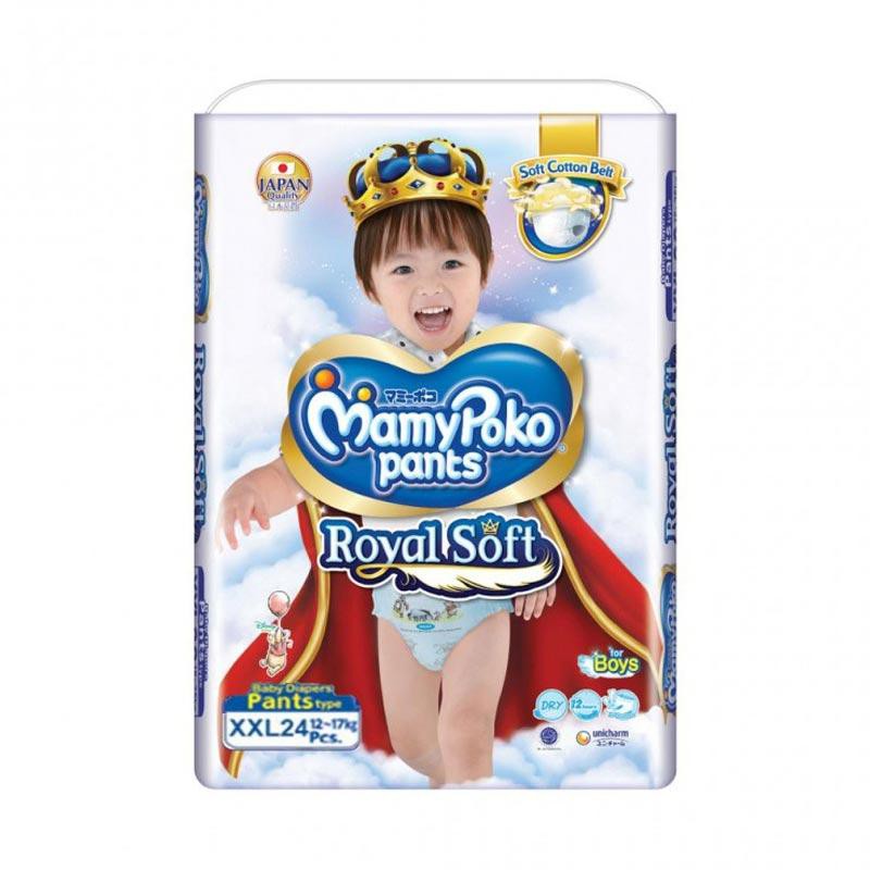 MAMYPOKO ROYAL SOFT PANTS S46, M42, L34,XL30, XXL24 BOY/GIRL junior night pants xxxl24 boy/girl