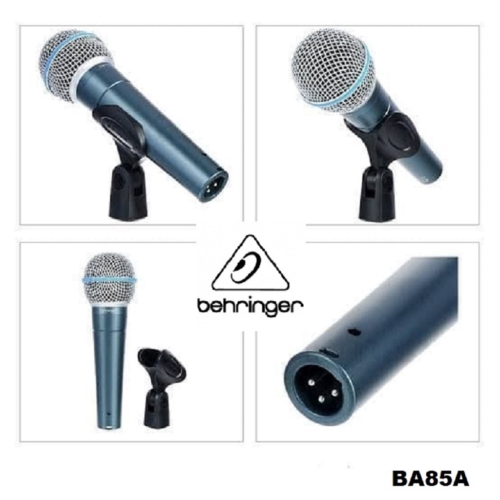 MIC KABEL BEHRINGER BA85A ORIGINAL MICROPHONE