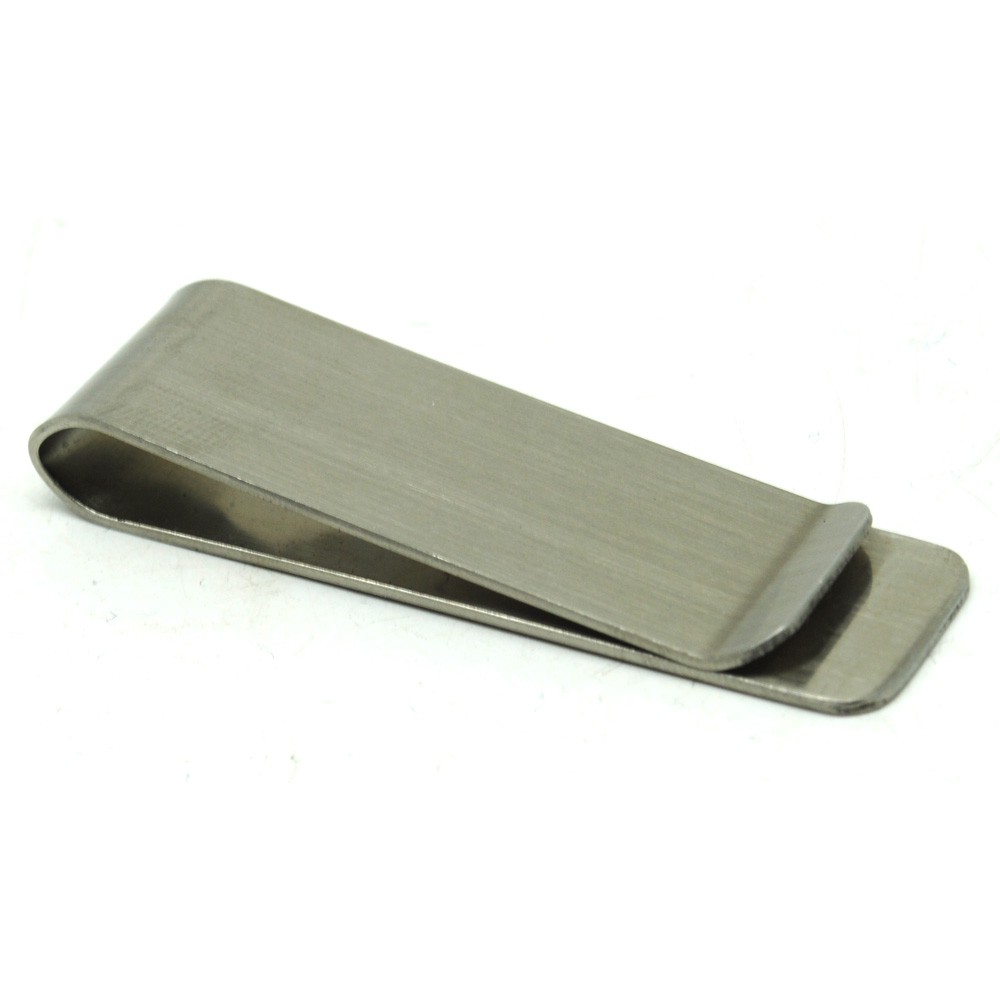 Rhodey Dompet Klip Uang Kertas Stainless Steel - HHYF - Silver