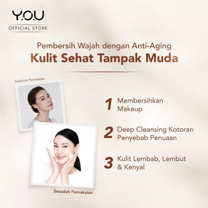 Kosmetik You Golden Age Pembersih Wajah/ Deep Cleansing Facial Wash 100g