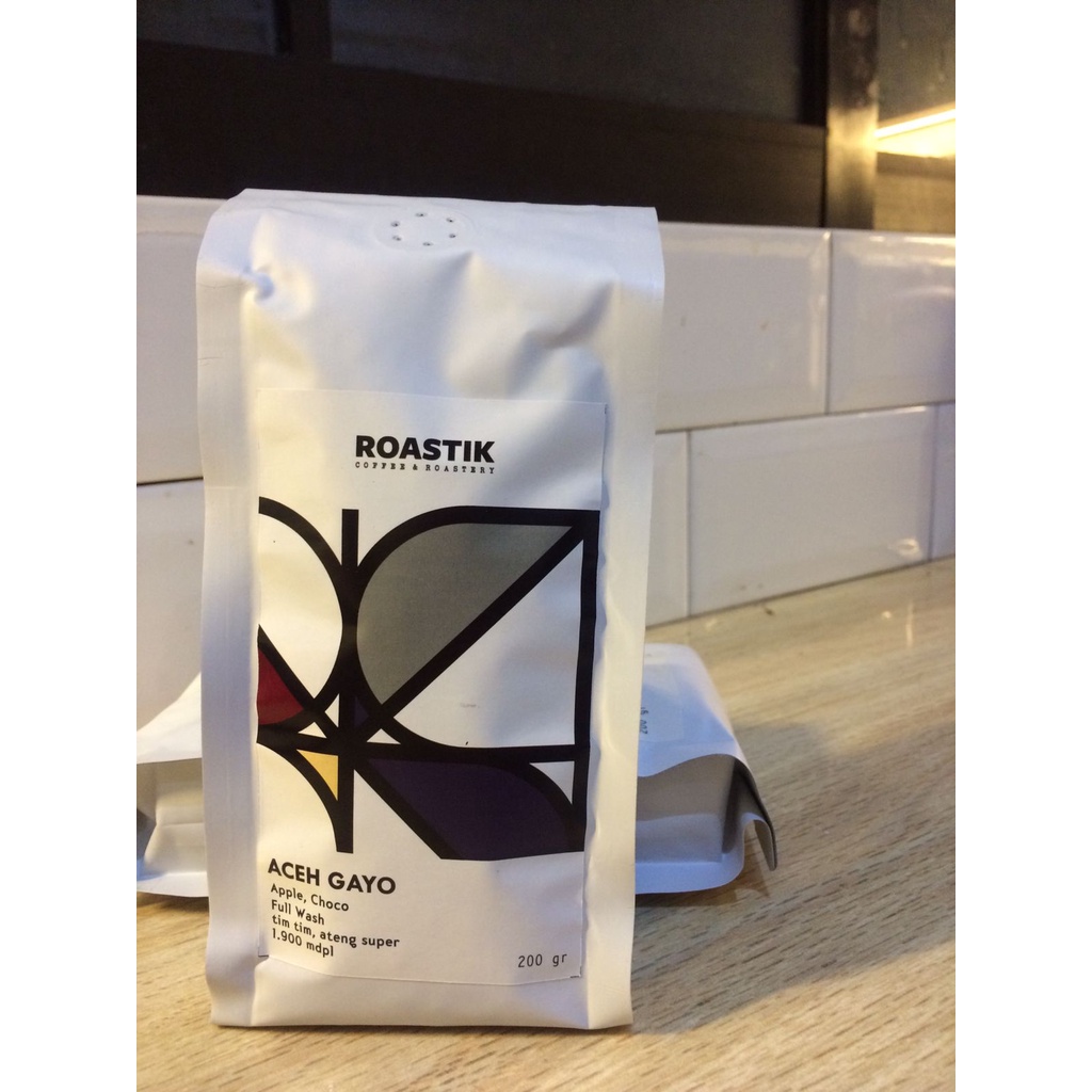 

Roastik Kopi Aceh Gayo 100gr Roasted Bean Speciality Coffee Biji Kopi Manual Brew / Single Origin