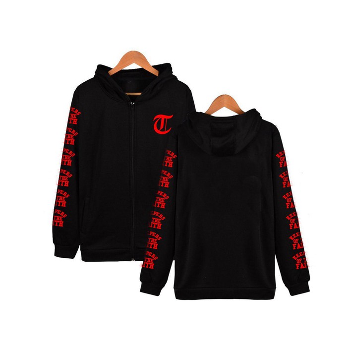 JAKET KEEPERS OF THE FAITH GARIS MERAH