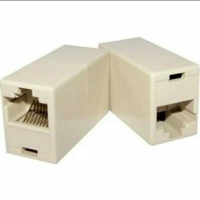 Jual BARREL Konektor RJ45 / Alat Penyambung Kabel LAN | Shopee Indonesia