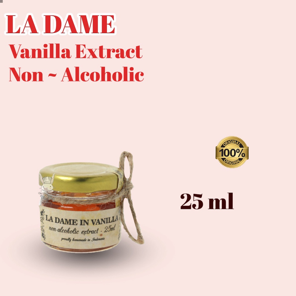 

La Dame in Vanilla Extract 25ml - Ekstrak Vanila Halal MUI