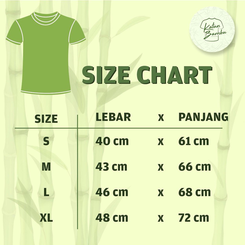 kaos polos katun bambu cotton bamboo t-shirt baju not combed 30s