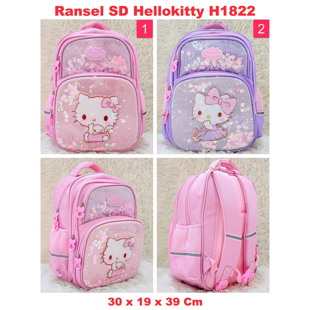 Tas Sekolah Anak SD Hello Kitty H1822 backpack for school boy and girl Toko-asemka