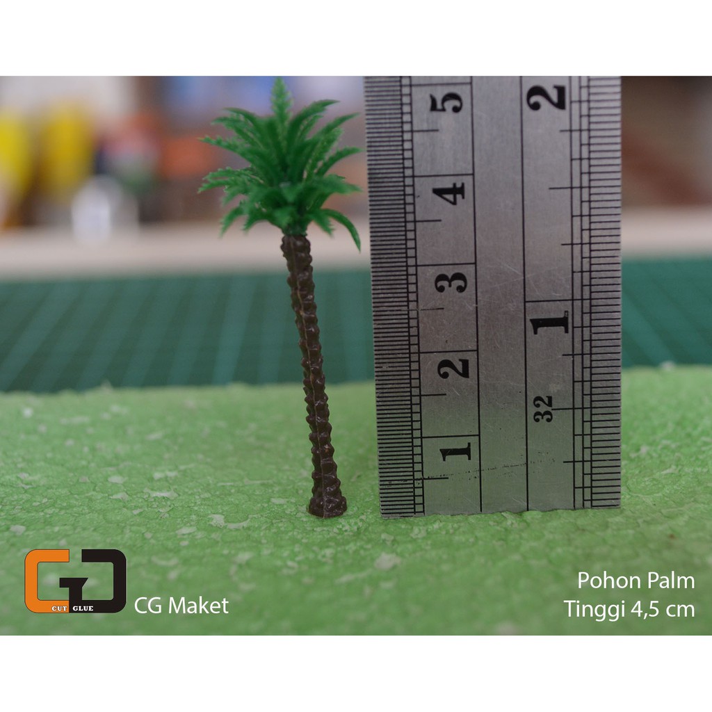 Maket Pohon Palm - Tinggi 4,5 cm