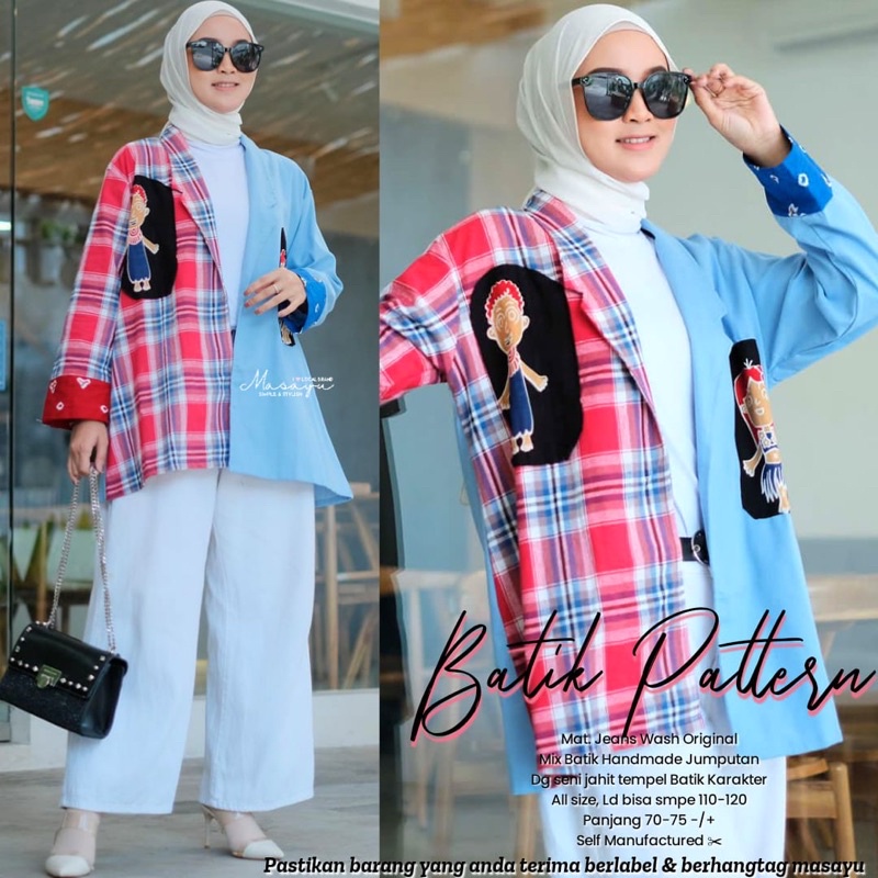 Blazer Batik Pattern Original Batik MASAYU