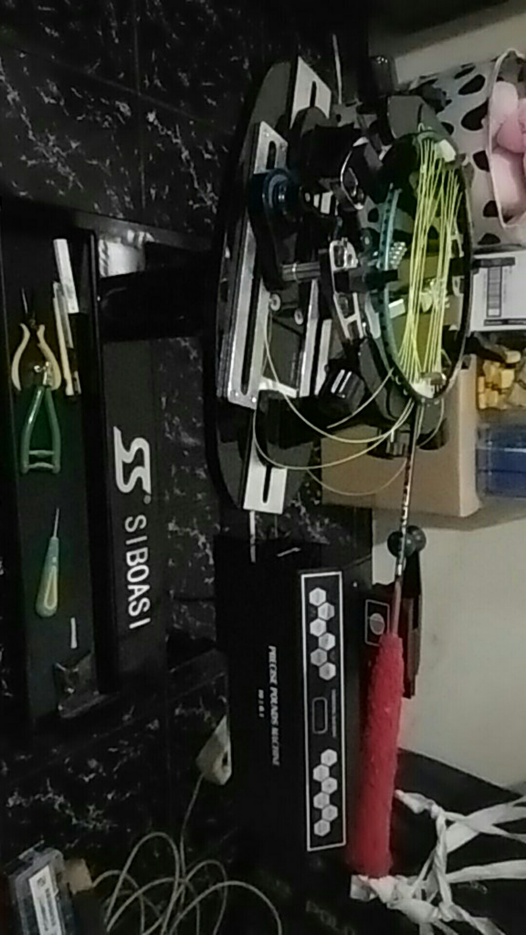 Mesin senar siboasi portable elektrik / digital s213