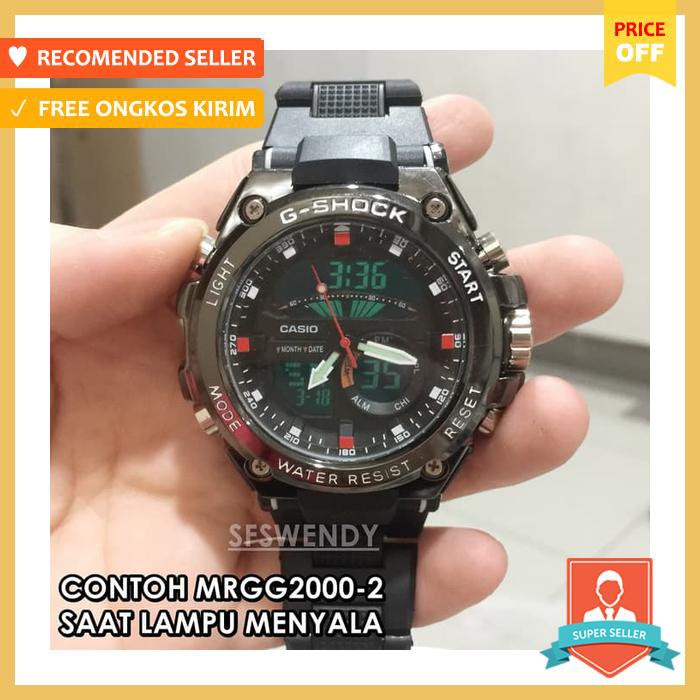 Produk Terlaris  G Shock Rantai Mika Hitam Black Jam Tangan Pria