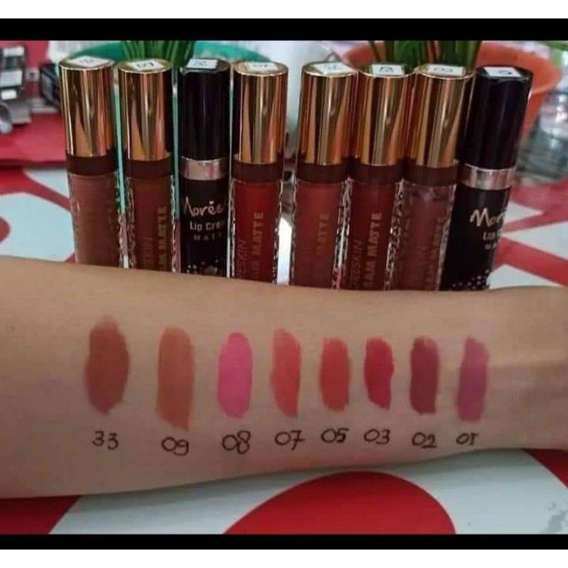 Lipstik Lip Cream Matte Moreskin Ringan Di Bibir Tidak Luntur