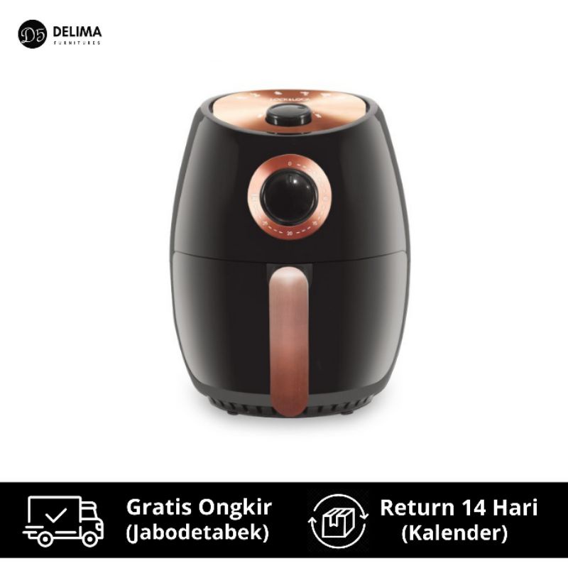 Air Fryer 2 Liter Lock & Lock Alat Masak Penggorengan Tanpa Minyak