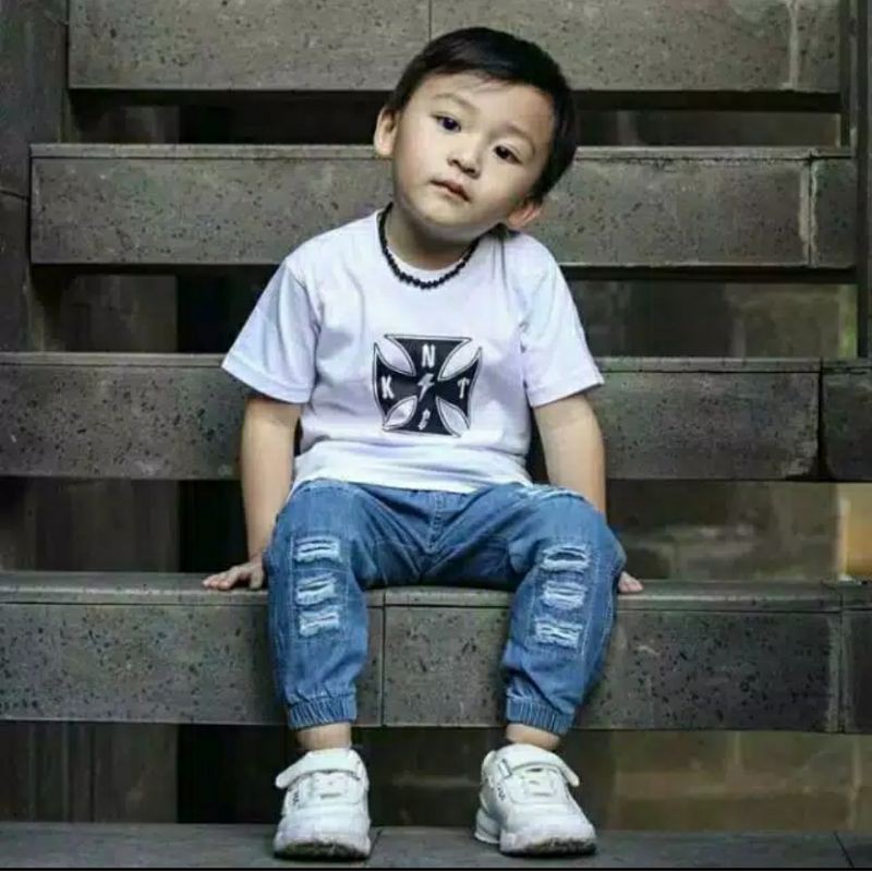 Dezata Joger Ripped - Celana Jeans Anak 1-8 Tahun Celana Panjang Anak Celana Joger Anak