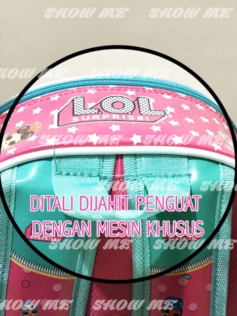 SHOWME Promo Tas Ransel Anak Sekolah PAUD - PG - TK - HELLO KITTY Kualitas PREMIUM