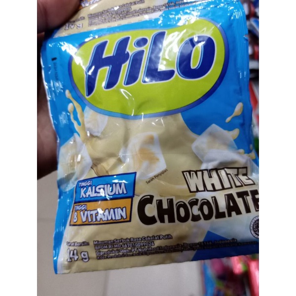 

HILO WHITE CHOCOLATE SACHET ISI 10PCS/MINUMAN COKLAT/MINUMAN INSTAN