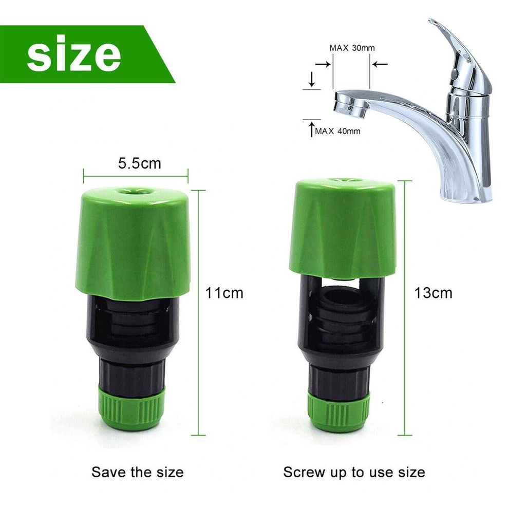 [Elegan] Konektor Air Mixer Keran Taman Universal Tap Nozzle Adapter