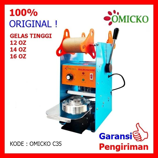 Alat Press Gelas Plastik Cup Sealer Omicko