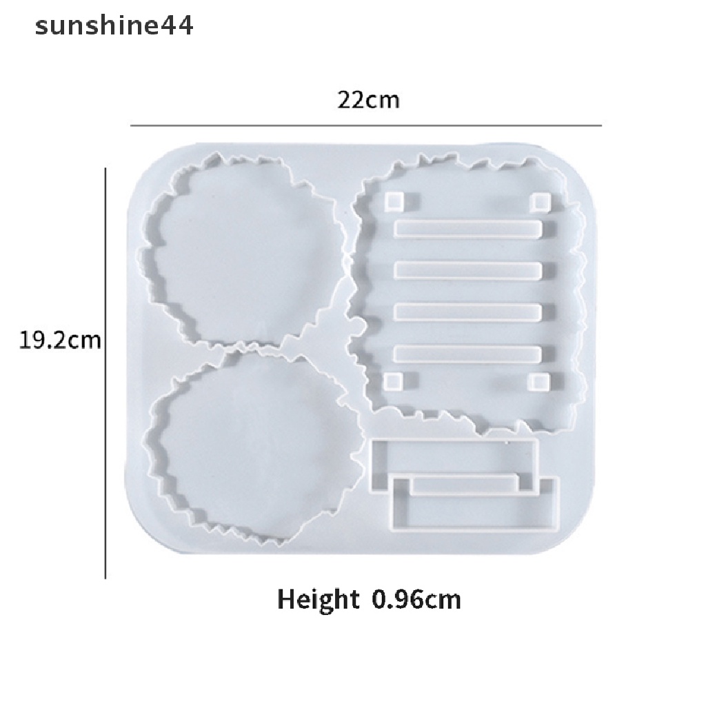 Sunshine Set Cetakan Epoxy Silikon Anti Melepuh Tahan Panas Untuk Dekorasi Dapur DIY