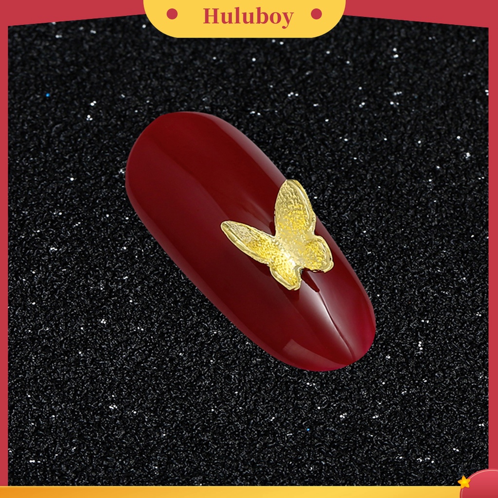 Huluboy Huluboy♡ 100pcs / Pak Kupu-Kupu 3D Untuk Dekorasi Manicure