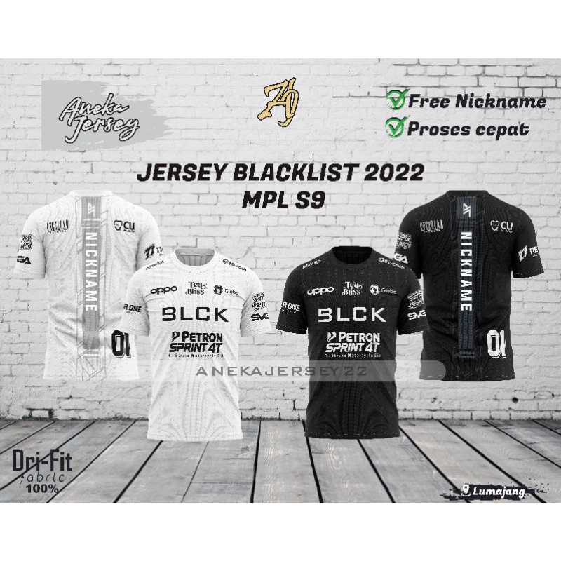 JERSEY BLACKLIST INTERNATIONAL (FREE NICKNAME)