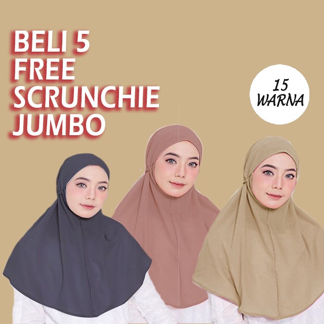 Bergo Maryam Diamond Premium 70 x 70 Jilbab Bergo