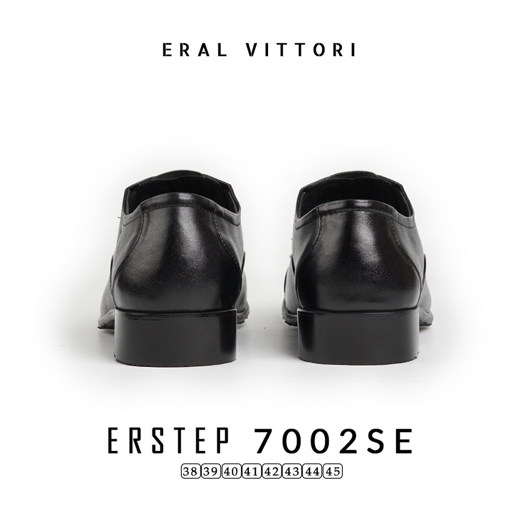 Eral Vittori - Erstep 7002 SE Sepatu Pria Pantofel Formal Oxford Kerja Kantor Hitam Coklat