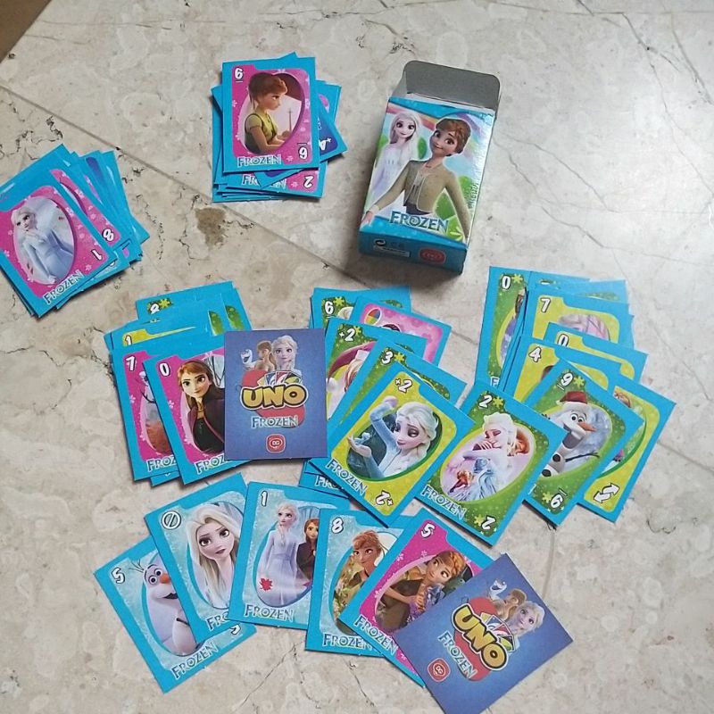 Kartu U  n o  Besar Murah Polos Mainan Anak