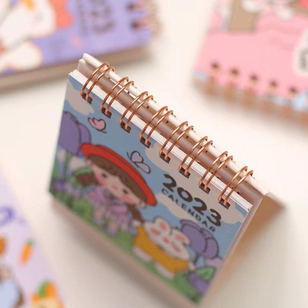 LANFY Kalender Meja Hadiah Kreatif Lucu Desktop Korea Memo Pads