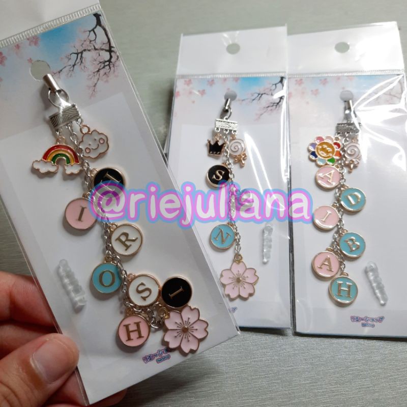 Phone Strap Custom Nama