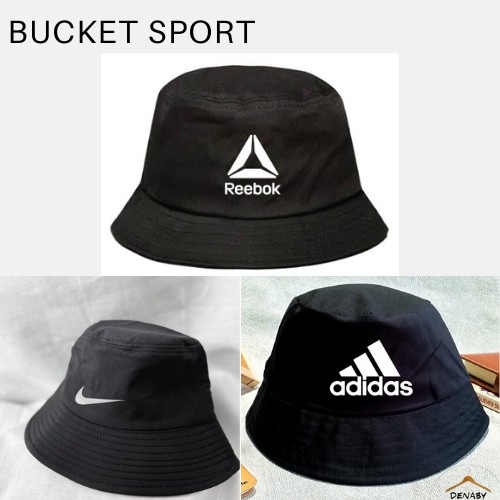 TERMURAH!! BUCKET SPORT SABLON ADIDAS NIKE DAN REEBOOK STYLISH KUALITAS PREMIUM