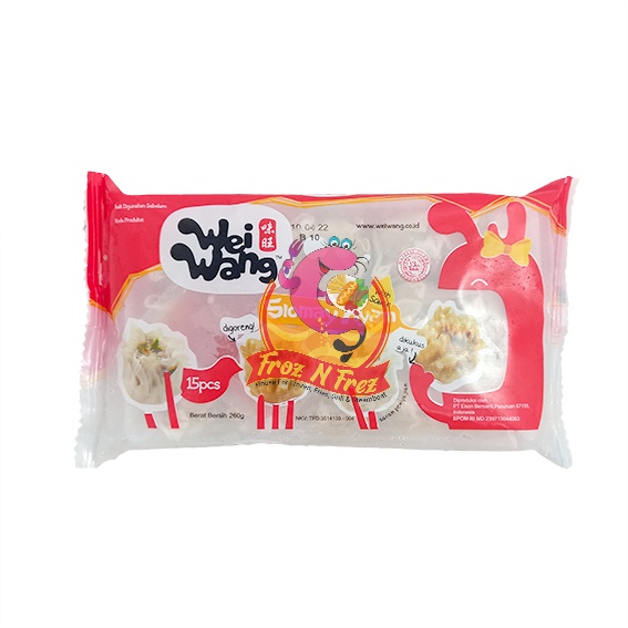 

WEI WANG Siomay Ayam 260 Gram (15 Pcs)