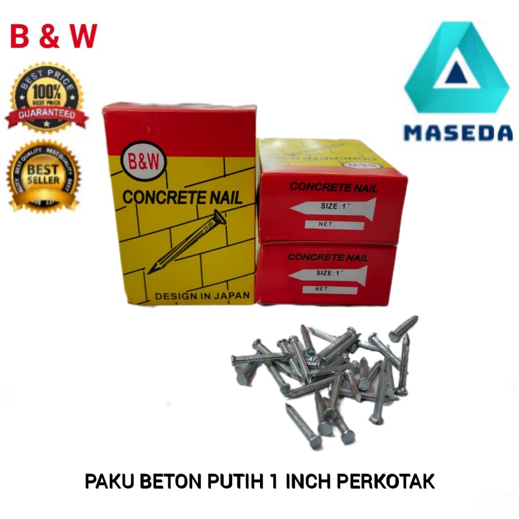 PAKU TEMBOK 1 INCH PERKOTAK PAKU DINDING BETON 1 INC