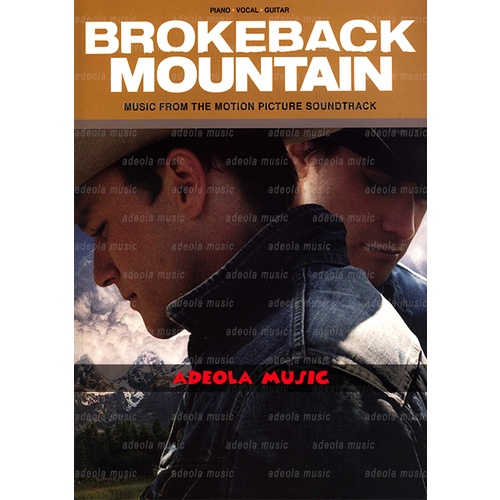 Buku Piano Soundtrack Film / (PF-143) BROKEBACK MOUNTAIN